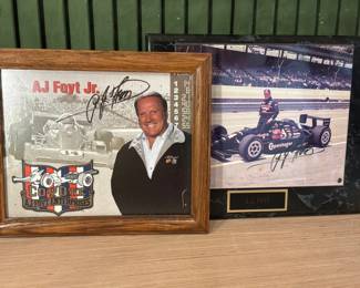 AJ Foyt autographs