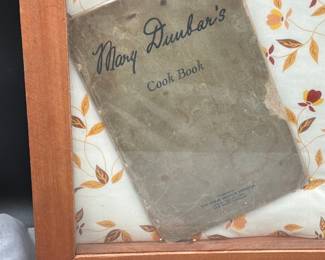 RARE Mary Dunbar 1st Edition Cookbook