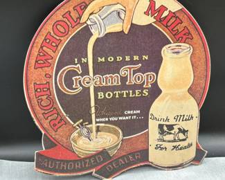 Cream Top Bottle advertisement