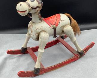 Enesco rocking horse music box