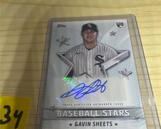 Gavin Sheets Signed
