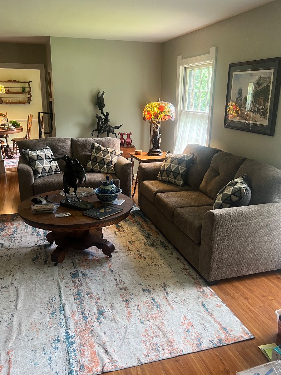 New sofa and loveseat