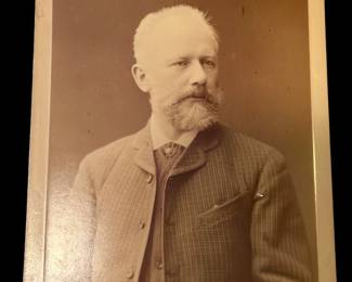 RARE photo of Pyotr Ilyich Tchaikovsky. 1888 Russian Empire