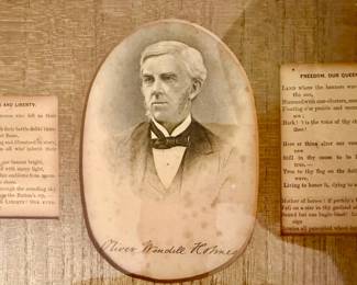 Oliver Wendell Holmes. Photograph Signed and Inscribed