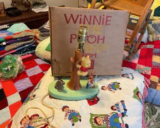 Vintage Winnie the Pooh lamp in box