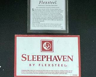 Label on sofas