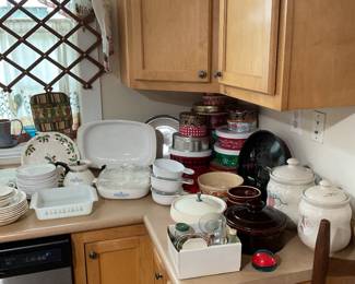 Lots of cookie tins
