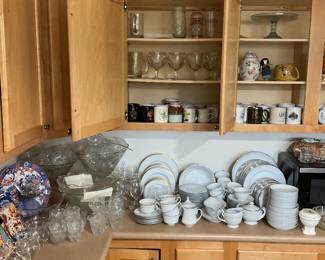 China set, party dishes