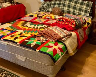 Large selection of quilts