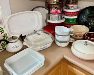Corning ware and Pyrex bakeware