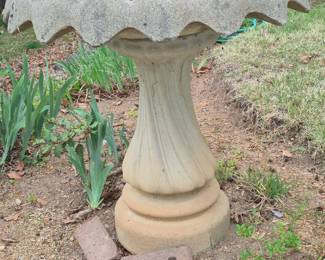 Concrete Birdbath