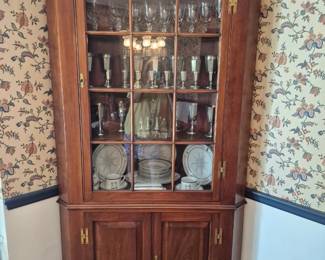 Henkle Harris Corner Cabinet