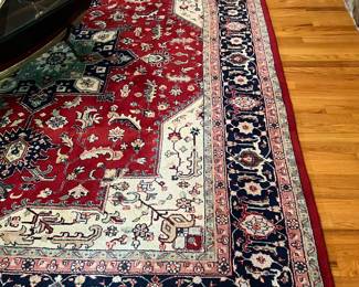 Edge of rug 