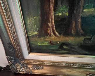 Signature on painting 