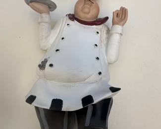 chef wall figurine,