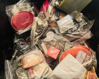 Large Assortment of Cosmetics, Makeup Brushes & Beauty Products