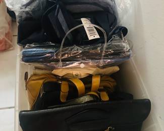 Assorted Handbags, Tote Bags, Laptop Cases & Travel Accessories Collection