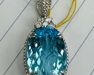 Blue Topaz diamonds