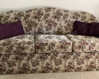 Floral sofa