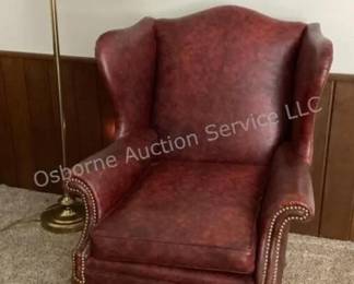 High back occassional chair