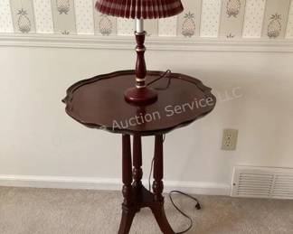 Plant stand & lamp