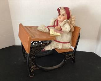 Cast iron doll desk