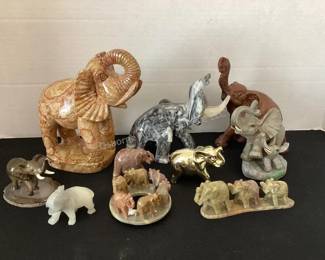 Elephant figurines