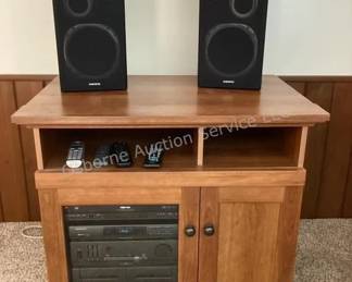Stereo system & cabinet