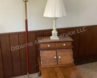 End table & lamps