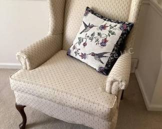 High back occassional chairs