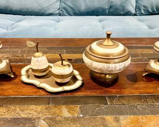 Indian Brass and Mother of Pearl