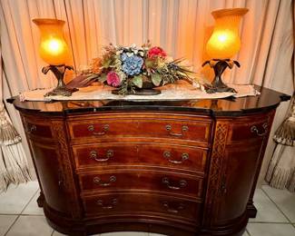 Formal dining hutch