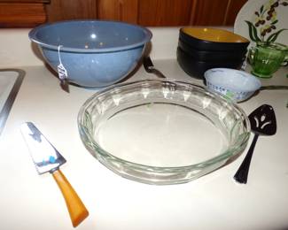 BLUE TEXAS WARE MELAMINE MIXING BOWL