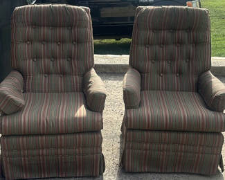 Lot 30: Pair of Upholstered Armchairs