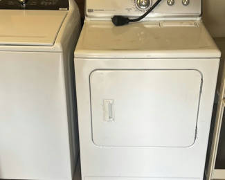 Lot 45: Whirlpool Top-Load Washing Machine and GE Centennial Dryer