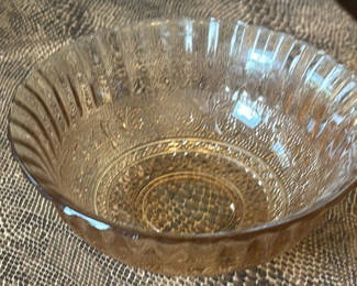 Lot 57: Pressed Glass Bowl