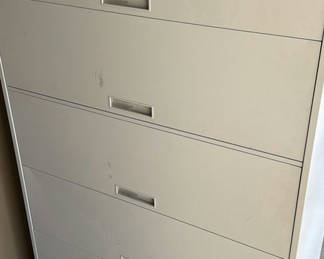 Lot 8: White Lateral File Cabinet