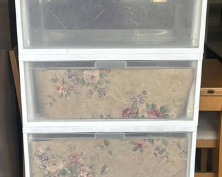 Lot 40: Two Plastic Drawer Storage Units