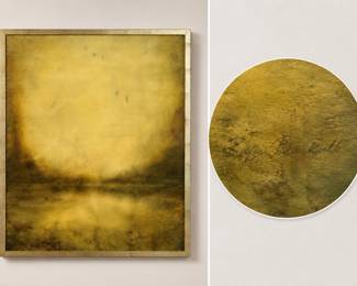 Paula Blackwell encaustic atmospheric painting