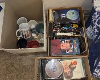 CD's, VHS
