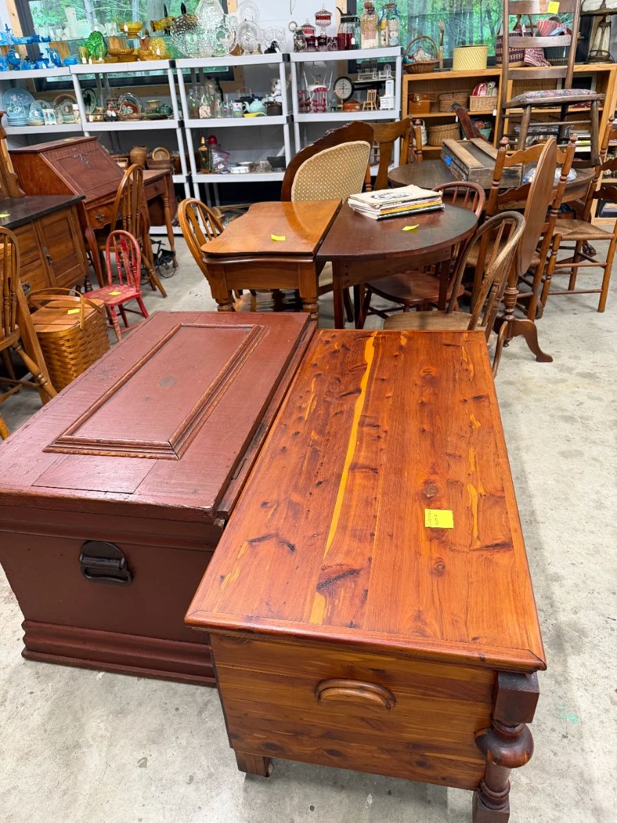 A small sample of our furniture and smalls. So much to look at!