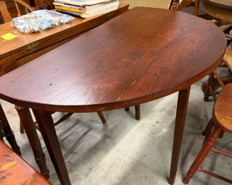 Civil War Tavern Table, Solid Rosewood, 37" by 21" d by 30" t.  3 legs, very sturdy.