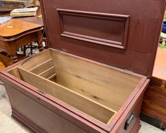 Inside berry stain trunk.