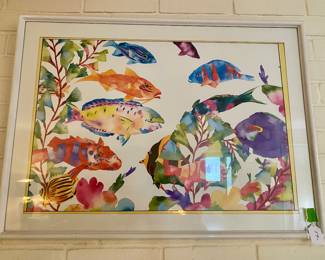 one of two tropical fish art 