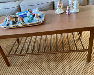 MCM large oval coffee table 