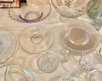 vintage Candlewick glassware 
