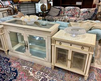 Vintage Night Stands, Console Cabinet 