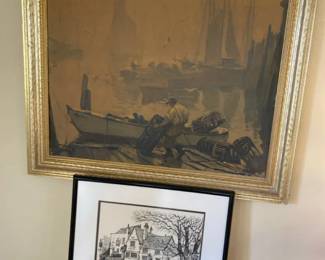 Two Old Framed Prints