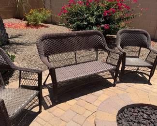 Matching Chairs And One Couch For Your Outdoor Seating