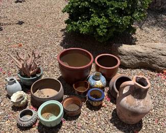 Assorted Garden Pots